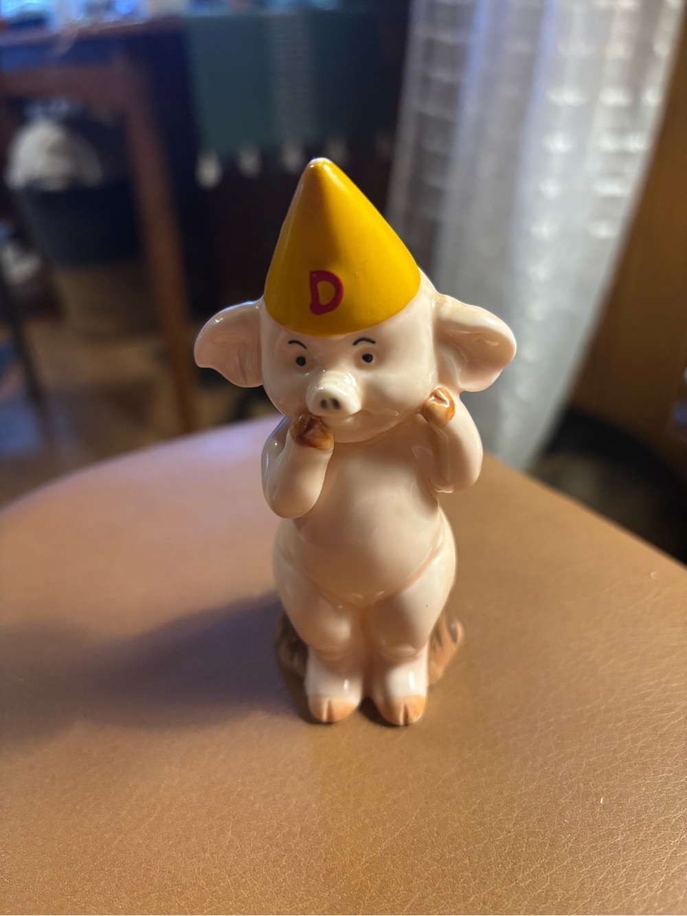 1980s Danbury Mint Piggies Collection Porcelain “pig Ignorant
